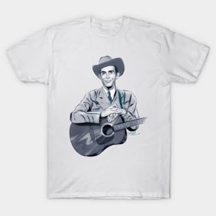 Hank Williams - An illustration by Paul Cemmick T-Shirt